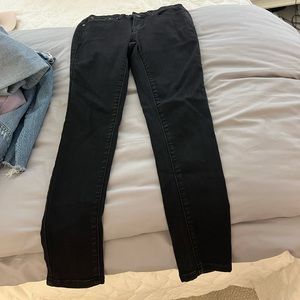Black skinny jeans size 2p